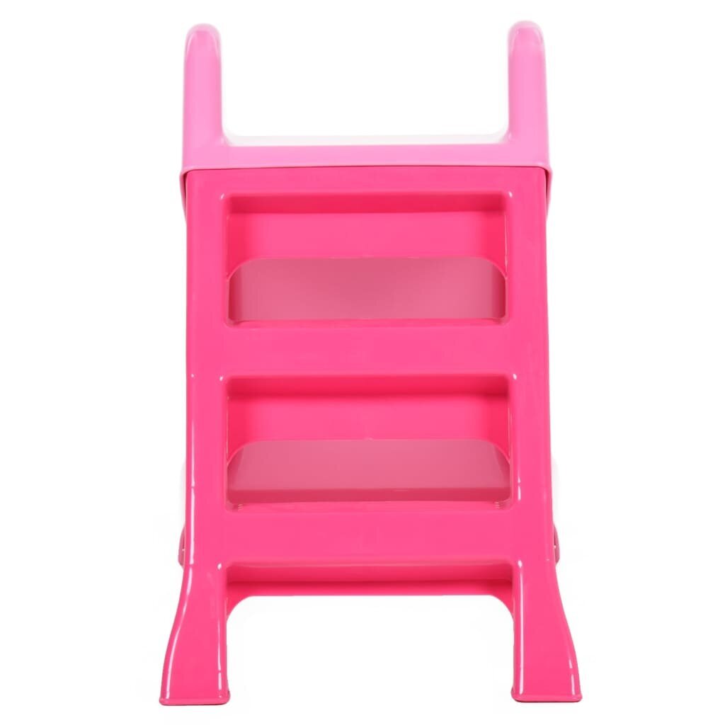 Bērnu slidkalniņš, rozā, 111 cm, salokāms cena un informācija | Slidkalniņi, kāpšanas konstruktori | 220.lv
