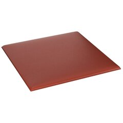 vidaXL sienas paneļi, 12 gab., sarkani, 30x30 cm, mākslīgā āda, 1,08 m² цена и информация | Элементы декора для стен, потолка | 220.lv