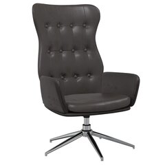 Atpūtas krēsls, melns, mākslīgās ādas, spīdīgs cena un informācija | Atpūtas krēsli | 220.lv