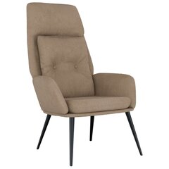 Atpūtas krēsls, brūnā krāsā, mākslīgās ādas cena un informācija | Atpūtas krēsli | 220.lv