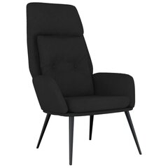 Atpūtas krēsls, melns, mākslīgās ādas цена и информация | Кресла в гостиную | 220.lv