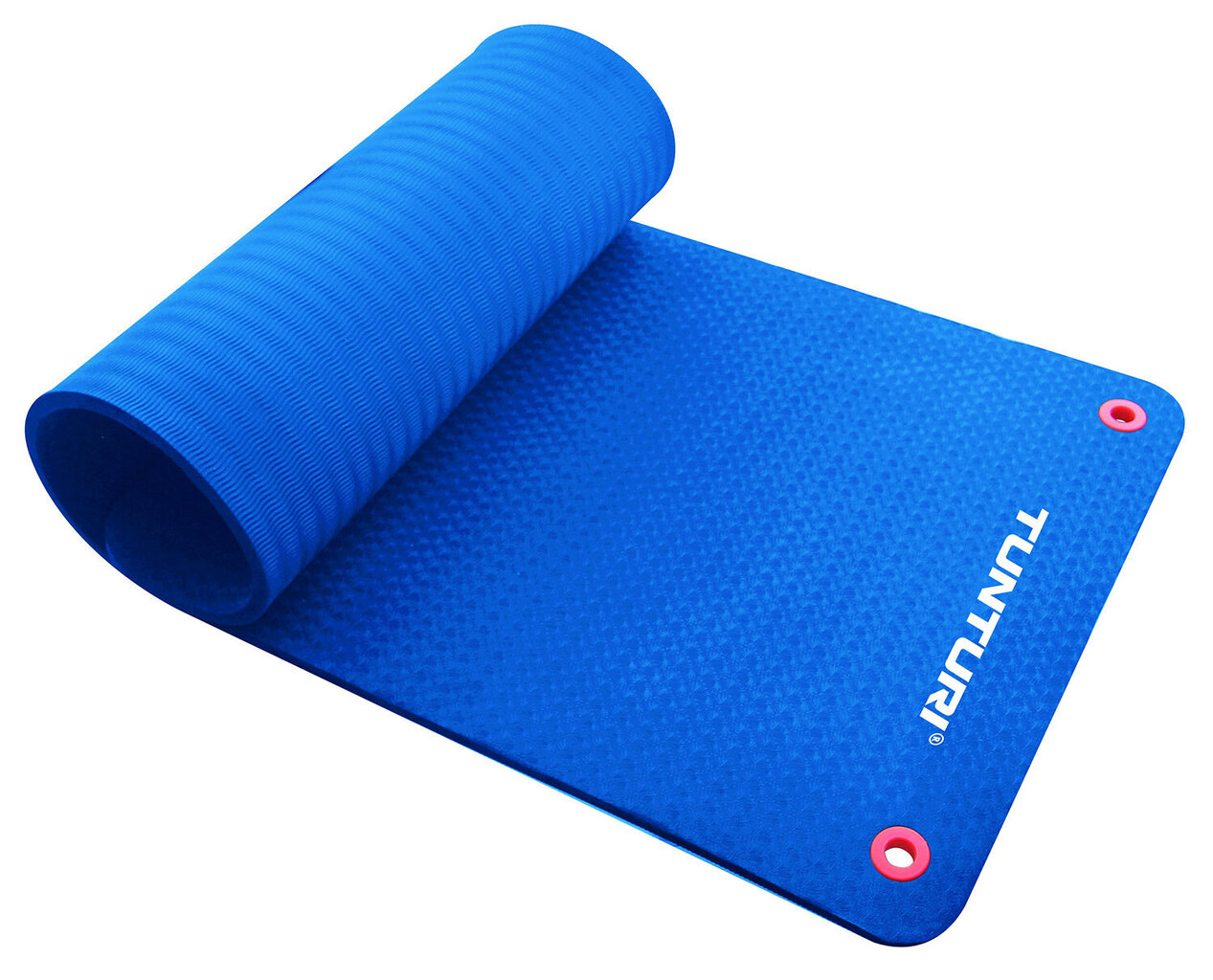 Treniņu paklājiņš Tunturi Fitnessmat Pro, 180x60x1.5 cm, zils цена и информация | Vingrošanas paklāji | 220.lv