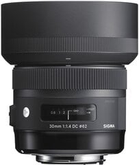 Объектив Sigma 30 мм, F1.4 Art, DC, HSM, для Canon цена и информация | Объектив | 220.lv