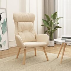 Кресло для отдыха, кремовое цена и информация | Кресла в гостиную | 220.lv