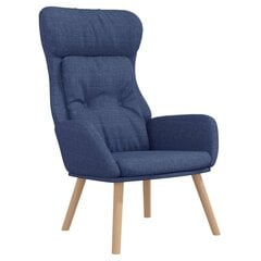 Atpūtas krēsls, zils, auduma cena un informācija | Atpūtas krēsli | 220.lv