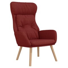 Atpūtas krēsls, vīna sarkans, auduma cena un informācija | Atpūtas krēsli | 220.lv