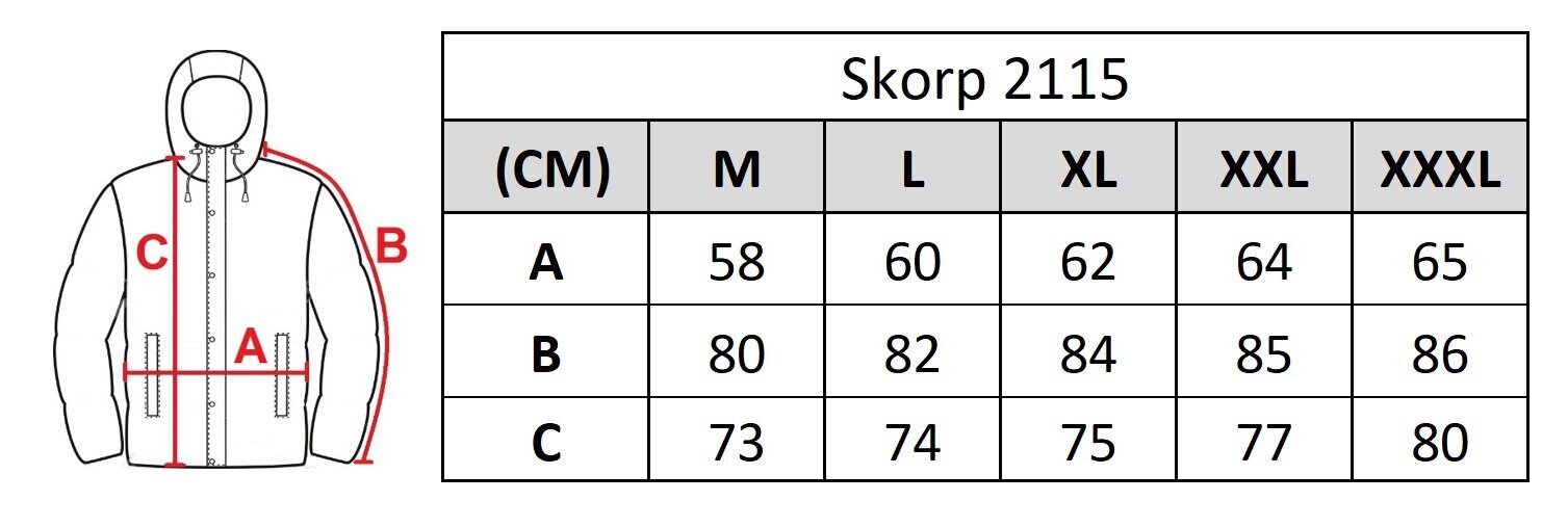 Virsjaka vīriešiem Skorp 2115 cena un informācija | Vīriešu virsjakas | 220.lv