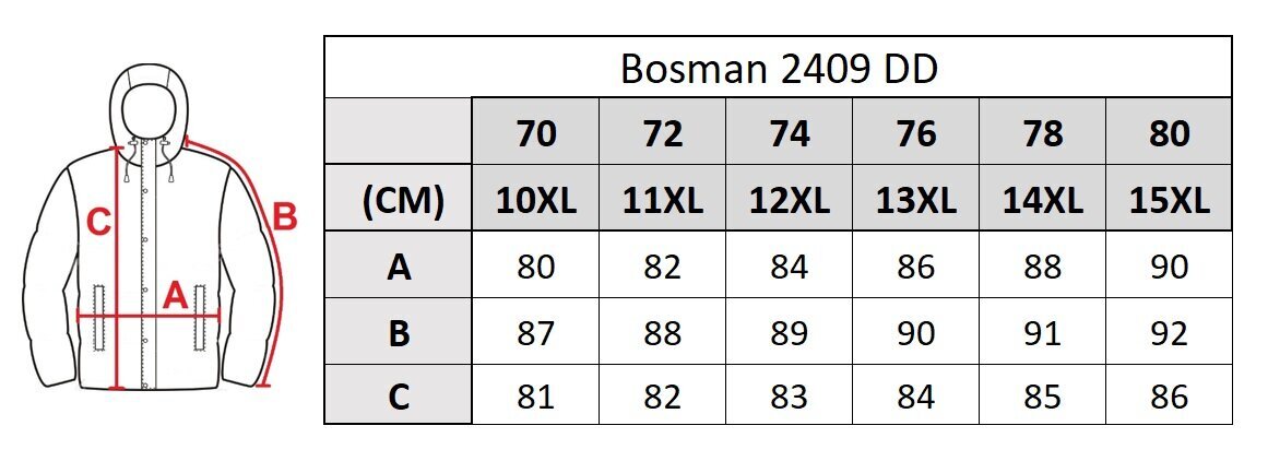 Virsjaka vīriešiem Bosman 2409 DD cena un informācija | Vīriešu virsjakas | 220.lv