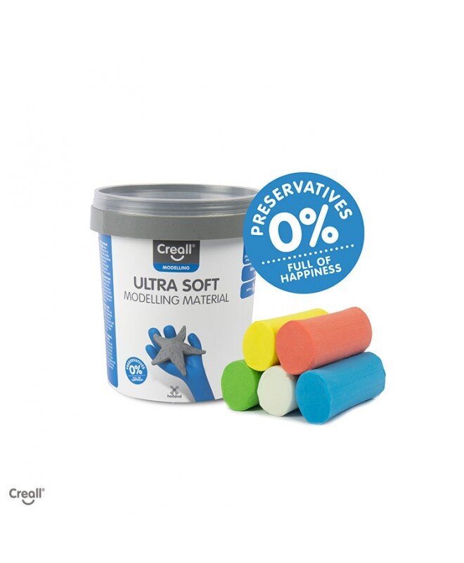 Creall Ultra Soft mīksts, spilgts plastilīns veidošanai, 300 g cena un informācija | Attīstošās rotaļlietas | 220.lv