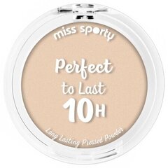 Kompakts pūderis Miss Sporty Perfect To Last 10h 040 Ivory, 9 g cena un informācija | Grima bāzes, tonālie krēmi, pūderi | 220.lv