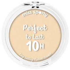 Компактная пудра Miss Sporty Perfect To Last 10h 010 Porcelain, 9 г цена и информация | Пудры, базы под макияж | 220.lv