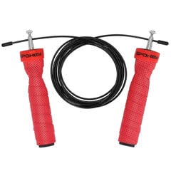 Скакалка Spokey PUMP PRO, красная цена и информация | Скакалка Tunturi Pro Adjustable Speed Rope | 220.lv