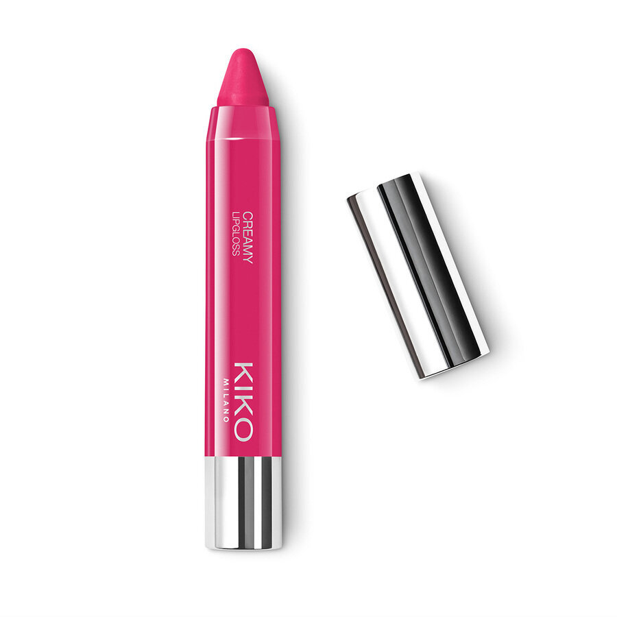 Zīmuļveida lūpu spīdums Kiko Milano Creamy Lipgloss, 109 Pearly Fuchsia cena un informācija | Lūpu krāsas, balzāmi, spīdumi, vazelīns | 220.lv