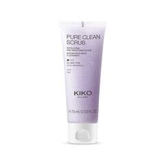 Разглаживающий скраб-эксфолиант Kiko Milano Pure Clean Scrub, 75мл цена и информация | Средства для очищения лица | 220.lv