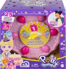 Игрушечный торт на день рождения с аксессуарами Mattel Polly Pocket, GXP-783606 цена и информация | Игрушки для девочек | 220.lv