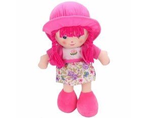 Тряпичная кукла в шляпе, 37 см цена и информация | Мягкие игрушки | 220.lv