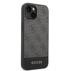 Guess 4G Stripe Case for iPhone 14 Plus Grey cena un informācija | Telefonu vāciņi, maciņi | 220.lv
