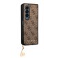 Guess 4G Charms Case for Samsung Galaxy Z Fold 4 Brown cena un informācija | Telefonu vāciņi, maciņi | 220.lv