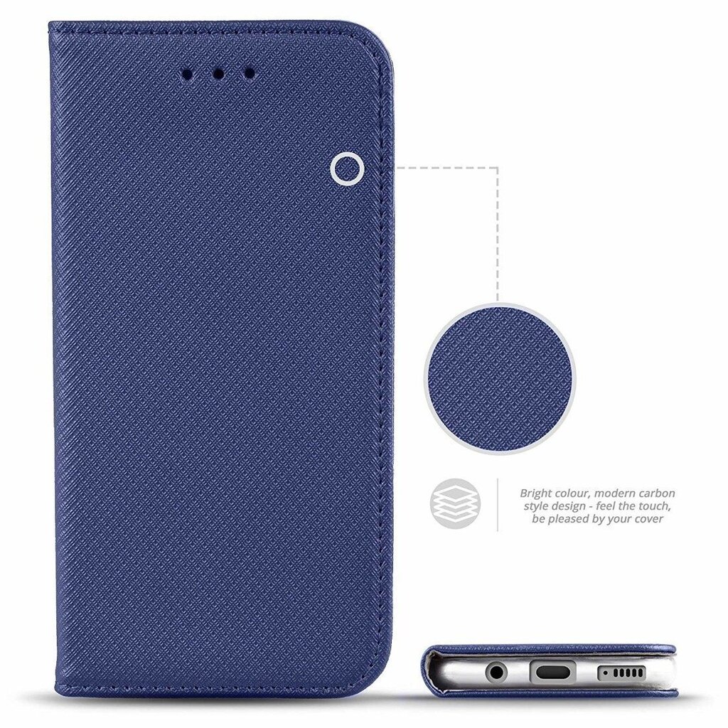 Fusion magnet case grāmatveida maks Samsung A505 / A307 / A507 Galaxy A50 / A30s /A50s zils cena un informācija | Telefonu vāciņi, maciņi | 220.lv