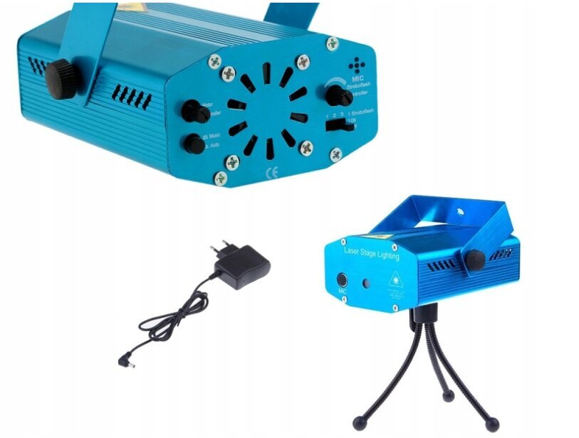 Lāzers - LED Disco projektors ar skaņas sensoru цена и информация | Svētku dekorācijas | 220.lv