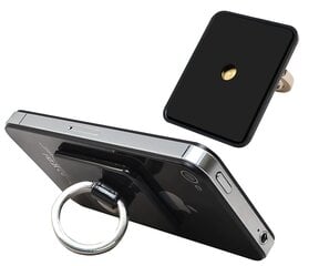 Xcessor Ring Holder - клейкий универсальный держатель и подставка для телефона. Черный цена и информация | Держатели для телефонов | 220.lv