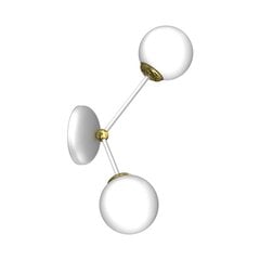 Sienas lampa JOY WHITE / GOLD 2xE14 цена и информация | Настенные светильники | 220.lv