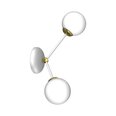 Sienas lampa JOY WHITE / GOLD 2xE14