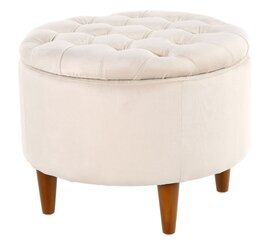 Pufs Vanity Pouf 50x50x40 cm, rozā цена и информация | Кресла-мешки и пуфы | 220.lv