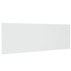 vidaXL sienas galvgalis, balts, 240x1,5x80 cm, inženierijas koks цена и информация | Кровати | 220.lv