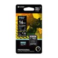 MicroSDHC PLATINET secure digital + adapteris SD, 16GB klase 10 UI 70MB/s