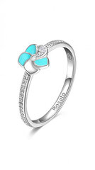 Очаровательное серебряное кольцо Rosato Flower Allegra RZAL005 цена и информация | Кольца | 220.lv