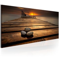Glezna - Stones on the Pier 135x45 cm cena un informācija | Gleznas | 220.lv
