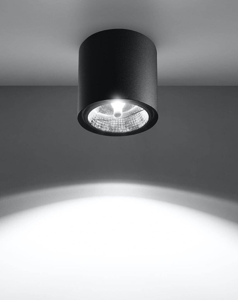 Griestu lampa, melna цена и информация | Griestu lampas | 220.lv