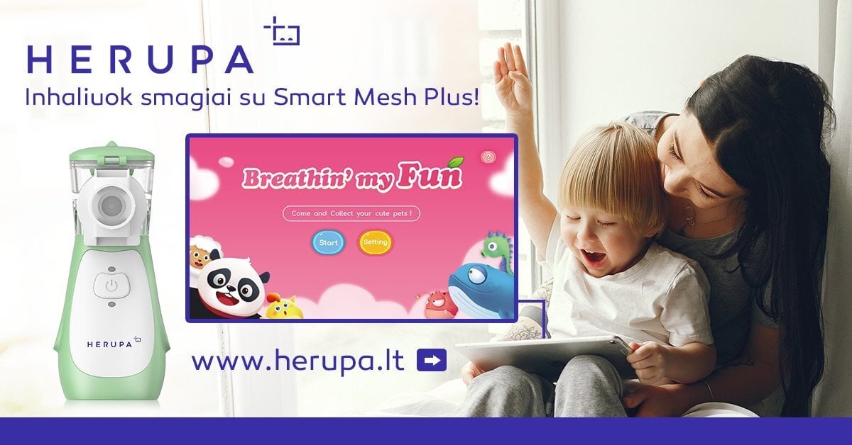 Herupa Smart Mesh Plus cena un informācija | Inhalatori | 220.lv