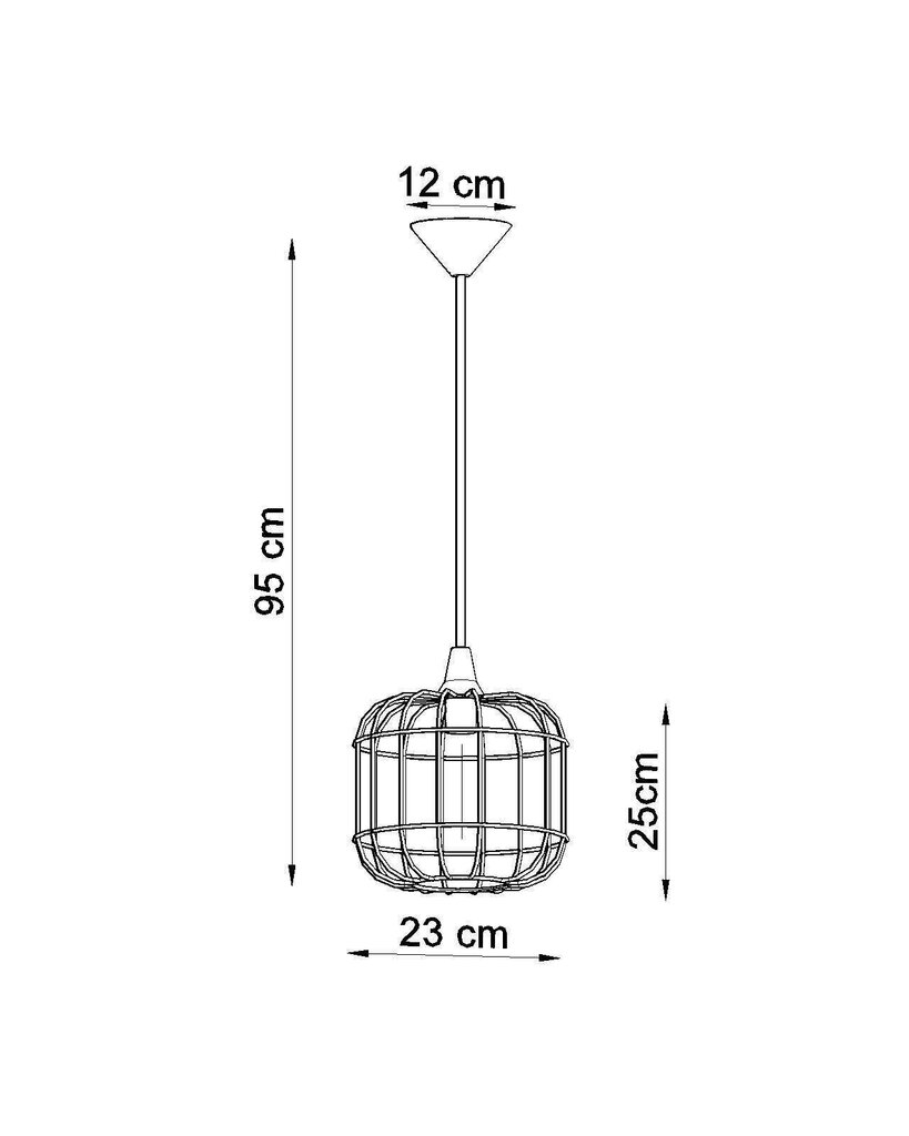 Piekaramā lampa cena un informācija | Lustras | 220.lv