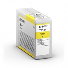 Espon T8504, желтый картридж цена и информация | Картриджи для струйных принтеров | 220.lv