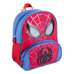 Bērnu soma Spiderman, sarkana (10 x 15,5 x 30 cm) cena un informācija | Skolas somas | 220.lv