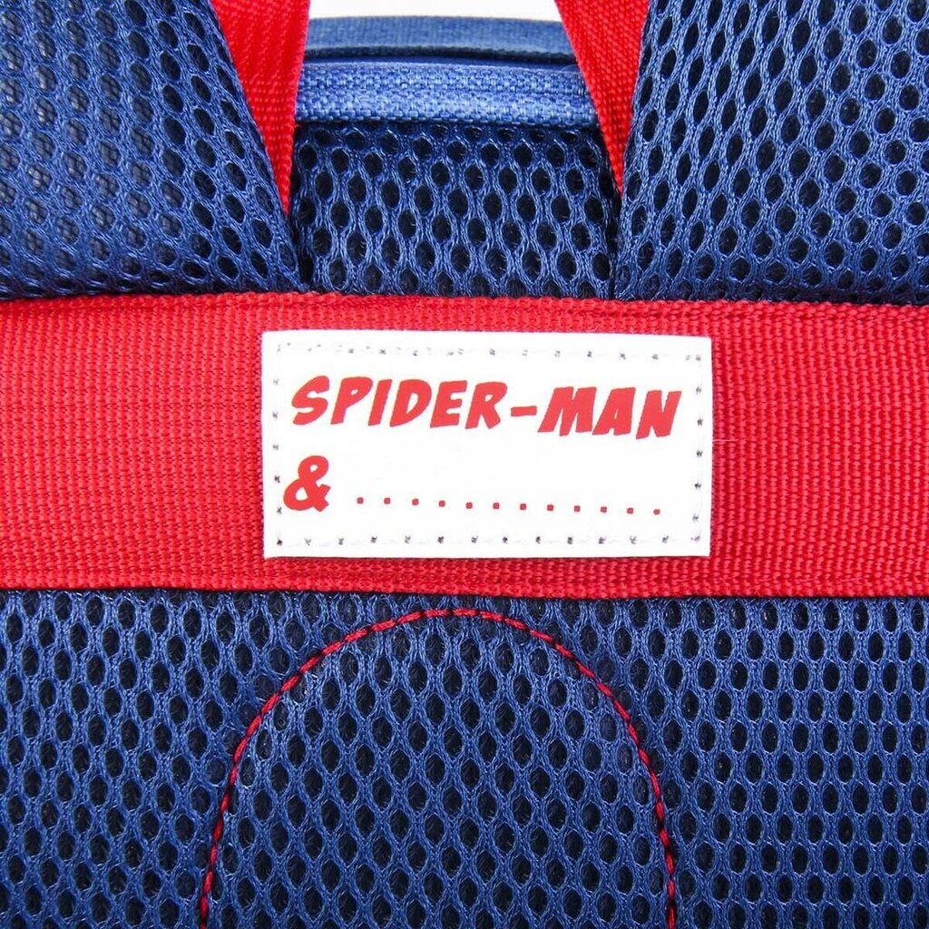 Bērnu soma Spiderman, sarkana (10 x 15,5 x 30 cm) cena un informācija | Skolas somas | 220.lv