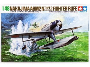 Konstruktors Tamiya - Nakajima A6M2-N Type 2 Floatplane Fighter (Rufe), 1/48, 61017 цена и информация | Конструкторы и кубики | 220.lv