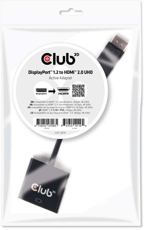 Club 3D CAC-2070 цена и информация | Adapteri un USB centrmezgli | 220.lv