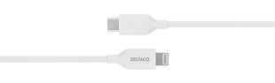 Deltaco IPLH-451, USB-C/Lightning, 1 m cena un informācija | Savienotājkabeļi | 220.lv