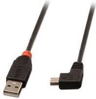 CABLE USB2 A TO MINI-B 0.5M/90 DEGREE 31970 LINDY цена и информация | Savienotājkabeļi | 220.lv