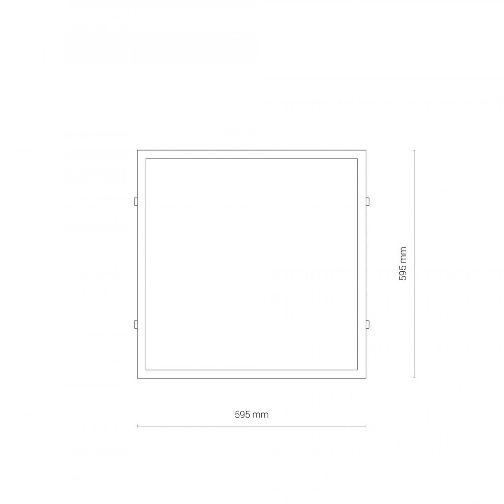 LED gaismeklis Nowodvorski CL ITAKA 40W 3000K ANGLE 100 8460 cena un informācija | Iebūvējamās lampas, LED paneļi | 220.lv