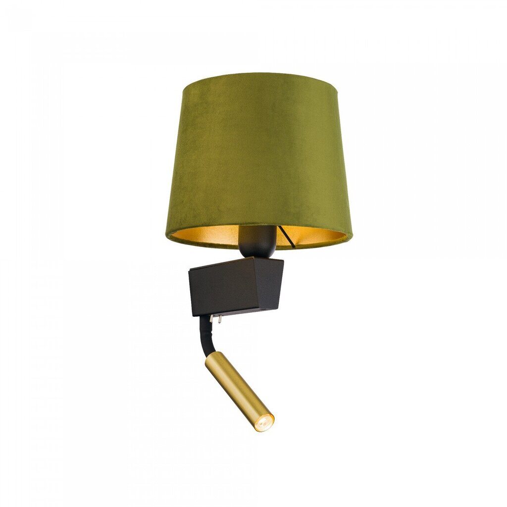 Sienas lampa Nowodvorski Chillin 8214, melnas/zeltainas krāsas cena un informācija | Sienas lampas | 220.lv