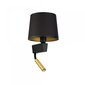 Sienas lampa Nowodvorski Chillin 8213, melnas/zeltainas krāsas cena un informācija | Sienas lampas | 220.lv