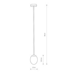 Lampa Nowodvorski Ice Egg A 8124 cena un informācija | Piekaramās lampas | 220.lv