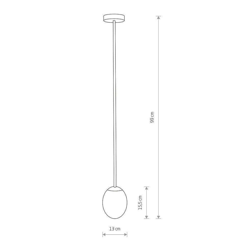 Lampa Nowodvorski Ice Egg A 8124 цена и информация | Lustras | 220.lv