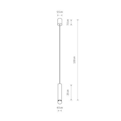 Gaismeklis Nowodvorski Baton 7856, melns цена и информация | Lustras | 220.lv