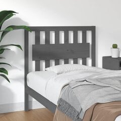 Изголовье кровати, 95,5x4x100 см, серое цена и информация | Кровати | 220.lv