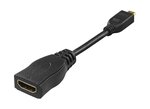 Deltaco adapteris HDMI - micro HDMI, 4K UHD 30Hz, 0.1 m